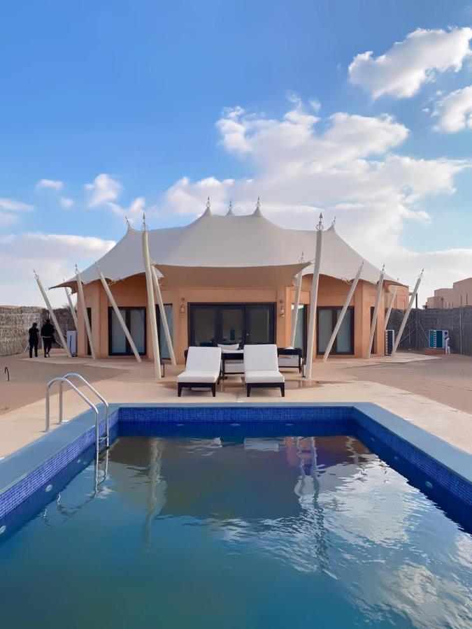 Al Badayer Retreat By Sharjah Collection Hotel Margham Exterior photo A tent at the resort